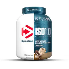 DYMATIZE - ISO100 COOKIES AND CREAM 100% Hidrolizada Premium Rápida Absorción 5LB
