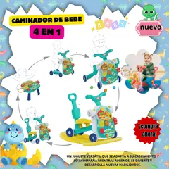 TOYNG - CAMINADOR 4 EN 1 ORIGINAL MULTIUSOS PARA BEBE
