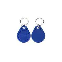 GENERICO - LLAVERO MIFARE x100 AZUL PLASTICO PARA CONTROL DE ACCESO 13.56 MHZ