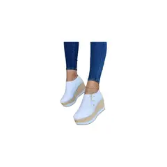 NACIONAL - Lindos Tacones Suela Yute Dama Cómodos