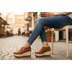 NACIONAL - Lindos Tacones Suela Yute Dama Cómodos