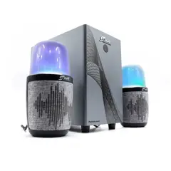 GENERICO - PARLANTE TEATRO EN CASA BLUETOOTH 2.1 49W PC LED RGB USB FM CONTROL