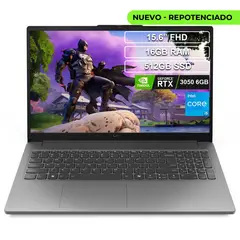 Lenovo - Portátil LOQ Core i5 12450HX 16GB 512GB RTX 3050 FHD