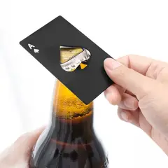 GENERICO - Destapador Herramienta De Bolsillo Para Abrir Cerveza color negro
