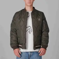 MARIO HERNANDEZ - Chaqueta Bomber Mamba Verde Monteazul