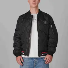 MARIO HERNANDEZ - Chaqueta Bomber Mamba Negro Monteazul