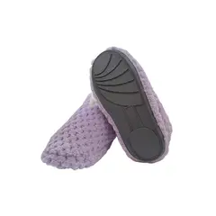 GENERICO - Babucha Tipo Botín Lila - Diseño Elegante y Antideslizante