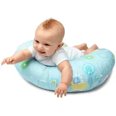 BABY KDS - Cojin almohada lactancia y estimulacion glotoncitos - azul