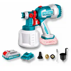 TOTAL - Pistola Pintar Inalambrica 800ml + bateria y cargador