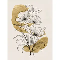 GENERICO - CUADRO MINIMALISTA FLORES GRANDE