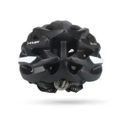 CLIFF - CASCO RACE MTB CON LUZ INTEGRADA NEGRO BLANCO