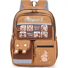 GENERICO - Mochila Escolar “Capybara”