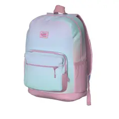 PRIMAVERA - Morral Juvenil Flower Power Degradé Cyan - Rosado
