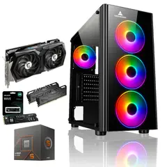 AMD - Pc Torre Gamer Ryzen 5 7600x 32gb 512 Ssd Rtx 5060 8gb Gama alta