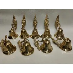ITAL DESIGN - Campana De Pared O Techo Antigua Bronce Macizo Con Aplique