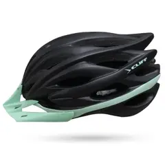 CLIFF - CASCO RACE MTB CON LUZ INTEGRADA NEGRO AZUL
