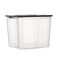 KENDY - Caja Clarity Media de 91 litros Transparente