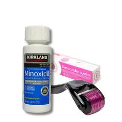 SIGNATURE - Minoxidil Kirkland + Dermaroller Inicia tu crecimiento capilar