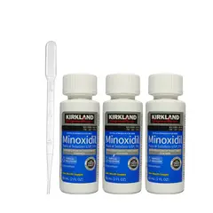 SIGNATURE - Kit 3 Meses Minoxidil 5% Kirkland Signature– Barba o Cabello Hombre