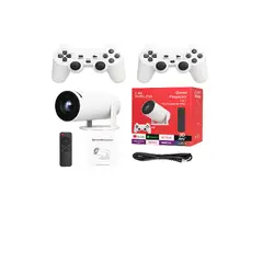 SKY - Combo Proyector Profesional 2 En 1 Con Juegos Y Controles Y3