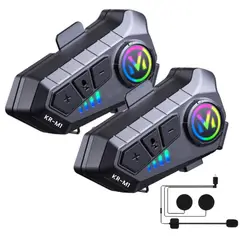 GENERICO - Intercomunicadores Moto Bluetooth Radio Fm Music M1 Combo X2