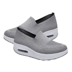 SPORT - Tenis Zapatillas Ultra Livianos Suaves Cómodos Tipo Media Sin Cordón