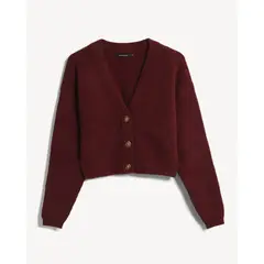 SEVEN SEVEN - Saco Para Mujer Cuello V Color Vino Marca #28330684