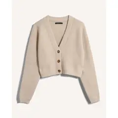 SEVEN SEVEN - Saco Para Mujer Cuello V Color Arena Marca #28330683