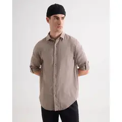 SEVEN SEVEN - Camisa De Hombre Color Café Marca #45012155