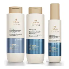 NATURA - Kit Set x 3 piezas Lumina Cabello Hidratación y Antipolución