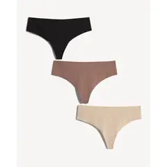 SEVEN SEVEN - Panty Para Mujer Tanga Color Beige Marca #28800117