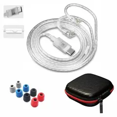 KZ - Cable Pin C Micrófono + Estuche + Repuestos Memory Foam