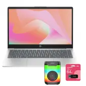 HP - Portátil EM0005LA Ryzen 3 7320U 512GB 8GB Blue + Parlante Jaltech + Memoria USB ADATA 64GB