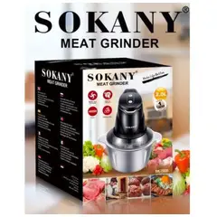 SOKANY - Picadora Eléctrica Sk-7020 Procesador De Alimentos