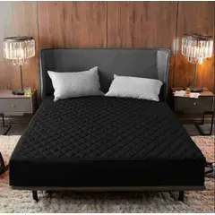 GENERICO - 1 Protector De Colchón Antifluido Impermeable Doble.