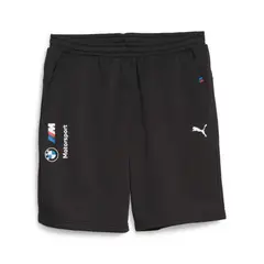 PUMA - Short Negro Hombre App Bmw Mms Ess Shorts Fleece 621311-01