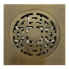 GENERICO - Rejilla Cuadrada Muisca Envejecida 10x10 CM