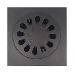 GENERICO - Rejilla De Lujo 4 Flor Negra Anti Olor Default Title