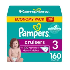 PAMPERS - Pañales Cruisers E3 - 160Unds 7-13k