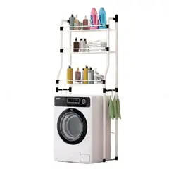 GENERICO - Organizador Estante De Lavadora Metálico Rack 3 Niveles