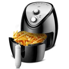 GENERICO - Freidora De Aire Sin Aceite Air Fryer 35lt 1500W Recetario