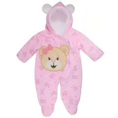 BABY KDS - Mameluco ovejero termico bebe glotoncitos - rosado