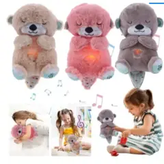 GENERAL - Peluche Realista Nutria Bebe Estimulacion Sensorial Sonido