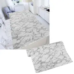 GENERAL - Papel Vinilo Adhesivo De Colgadura 10 M X 45 Cm Marmol Blanco-Gris