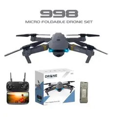 GENERICO - DRONE 998 PRO MAX - DOBLE CÁMARA UHD + 3 BATERÍAS