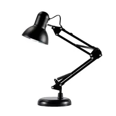 CLEAR - Lampara De Mesa Escritorio Brazo Flexible Metalica