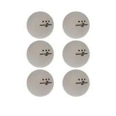 SPORTFITNESS - Pelotas de Ping Pong Blanca
