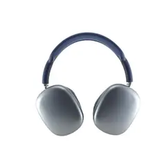 GENERICO - Audífonos diadema plus bluetooth con SD y Radio - azul
