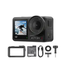 DJI - Osmo Action 4 Essential Combo, cámara impermeable de 4K/120 fps
