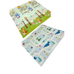 KIDSHOP - Tapete Doble Faz De Gateo Plegable 200x180 Cm Ballena